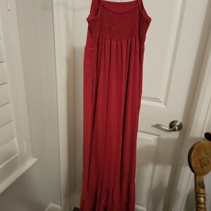 Mossimo Supply Co. Red Maxi Dress